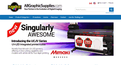 Desktop Screenshot of allgraphicsupplies.com